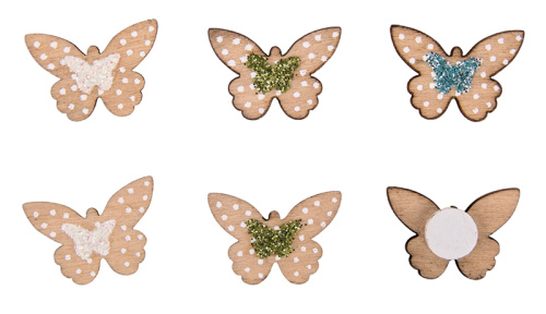 Набор декоративных элементов Маленькие бабочки RAYHER 46474000 фото