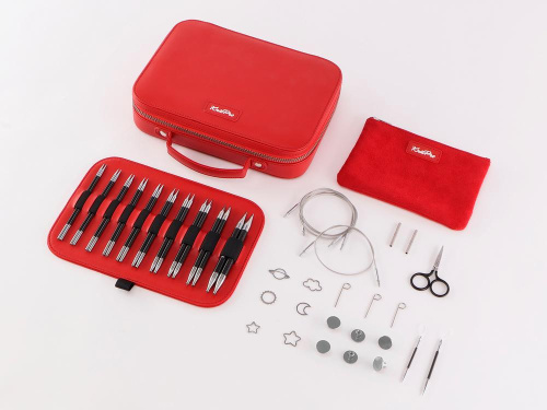 Подарочный набор съемных спиц Karbonz ELAN KnitPro 41650