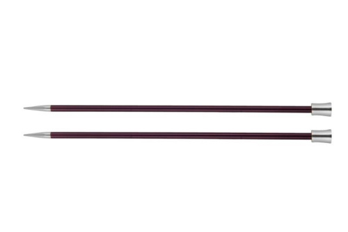 Спицы прямые Zing 6 мм 35 см KnitPro 47303