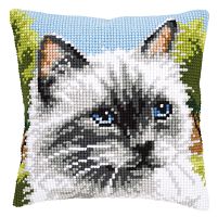 Набор для вышивания подушки Сиамская кошка VERVACO PN-0146067