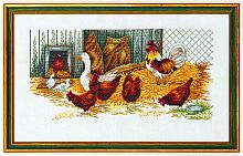 Набор для вышивания Курицы и гусь 14-108 Eva Rosenstand