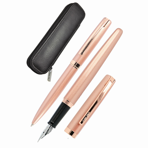 Купить набор для ручек online eleganza в чехле цвет розовое золото 34574 фото