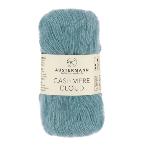 Пряжа Cashmere Cloud 46% шерсть 34% хлопок 20% кашемир 180 м 25 г Austermann 90349-0014 фото