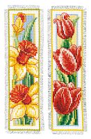 Набор для вышивания закладки Цветы  VERVACO PN-0021467