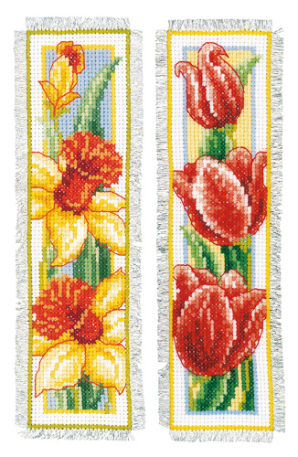 Набор для вышивания закладки Цветы  VERVACO PN-0021467 смотреть фото