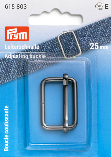 Застежка-пряжка для сумок рюкзаков ширина 25 мм сталь оружейного металла Prym 615803
