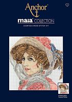 Набор для вышивания Maia Victorian Portrait 13*13 см MEZ Венгрия 5678000-05038
