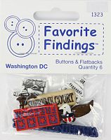 Набор декоративных элементов Favorite Findings Вашингтон