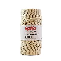 Пряжа Macrame Cord 65% хлопок 25% полиэстер 10% прочие волокна 500 г 100 м KATIA 1230.100