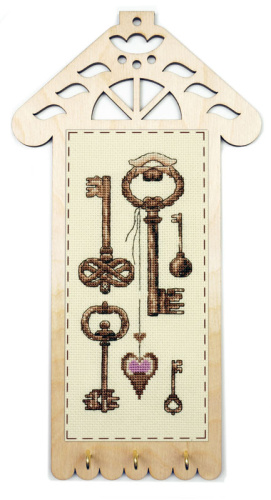 Набор для вышивания Ключики с пришивной рамкой Марья Искусница 22.002.01 смотреть фото