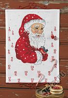 Набор для вышивания календаря Санта