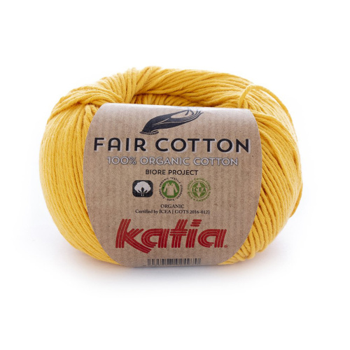 Пряжа Fair Cotton 100% хлопок 50 г 155 м KATIA 1018.20 фото