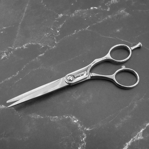 Фото ножницы парикмахерские «sharpist hair» эргономичные с микронасечками sharpist shf01575 на сайте ArtPins.ru фото 2