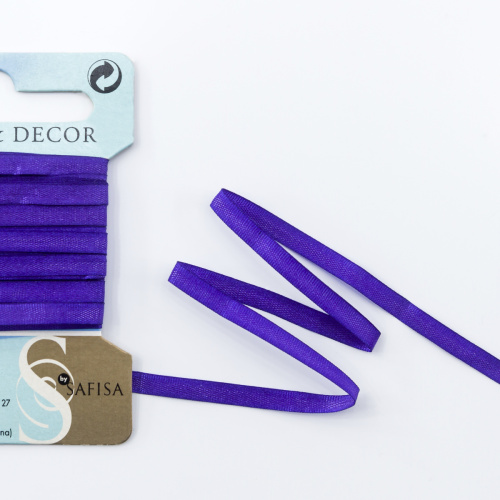 Фото лента для вышивания 4 мм 5 м цвет 57 фиолетовый темный safisa p111-4мм-57 на сайте ArtPins.ru