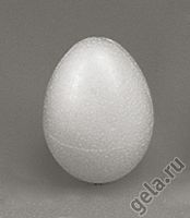 Форма из пенопласта для хобби Яйцо длина 45 мм 1015405