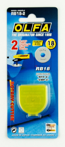 Фото запасной диск для ножа rty-4  18 мм  1 шт olfa rb18-2 на сайте ArtPins.ru
