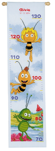 Набор для вышивания ростомера Пчелка Майя и друзья VERVACO PN-0148477 смотреть фото