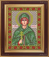 Икона Святая мученица Зинаида набор для вышивания бисером Galla Collection М272