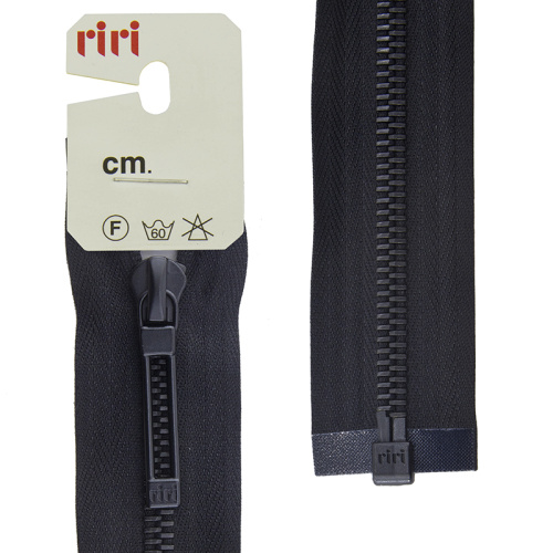 Купить Молнии riri звено BI слайдер STAB разъёмная 1 замок 6 мм 80 см цвет 2110 черный фото