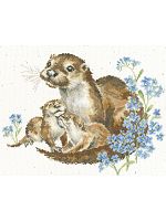 Набор для вышивания "Otterly Adorable"