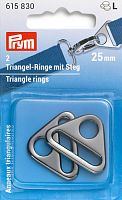 Треугольные кольца 25 мм сплав цинка оружейного металла 2 шт в упаковке Prym 615830