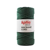 Пряжа Macrame Cord 65% хлопок 25% полиэстер 10% прочие волокна 500 г 100 м KATIA 1230.108