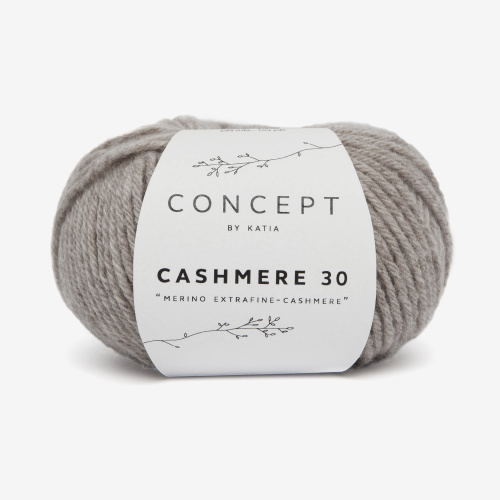 Пряжа Cashmere 30 70% шерсть 30% кашемир 25 г 94 м KATIA 979.201 фото