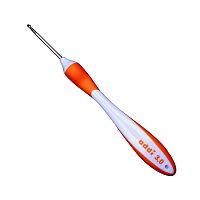 Крючок вязальный с эргономичной пластиковой ручкой addiSwing Maxi № 3 17 см