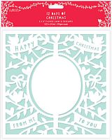 Набор заготовок для открыток с конвертами 12 Дней Рождества - PMA150914