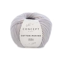 Пряжа Cotton-Merino 70% хлопок 30% мериносовая шерсть 50 г 105 м KATIA 929.128