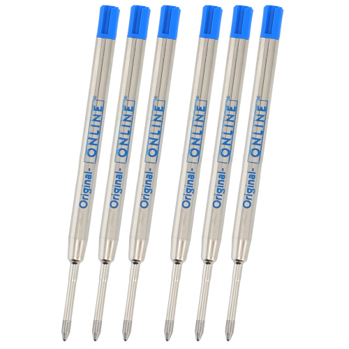 Купить набор сменных стержней для шариковых ручек online цвет синий 70038 фото