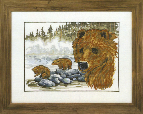 Набор для вышивания Бурый медведь - 70-0174 смотреть фото