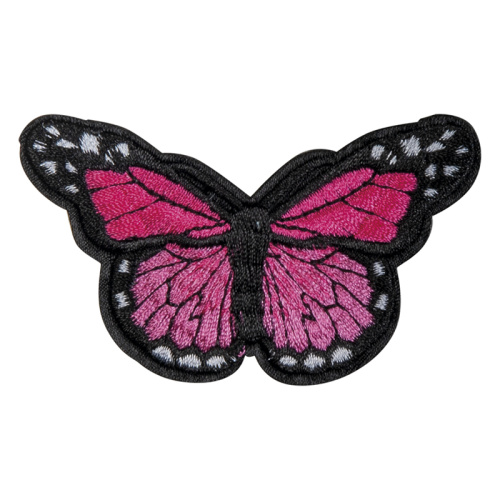 Фото термоаппликация большая розовая бабочка  hkm 39250 на сайте ArtPins.ru