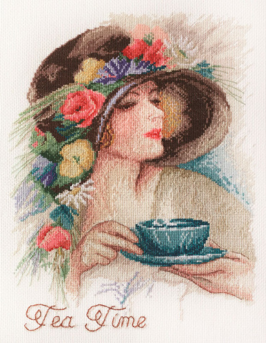 Набор для вышивания Время пить чай по рисунку Х. Фишшера Марья Искусница 06.004.08 смотреть фото