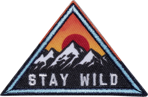 Фото термоаппликация stay wild  hkm 43089 на сайте ArtPins.ru