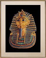 Набор для вышивания Тутанхамон канва аида черная 16 ct THEA GOUVERNEUR 596.05