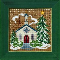 Набор для вышивания Деревенская церковь Mill Hill MH146302