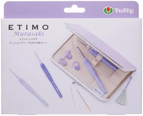 Набор крючков для вязания с ручкой ETIMO Murasaki Tulip TEM-001e фото 3