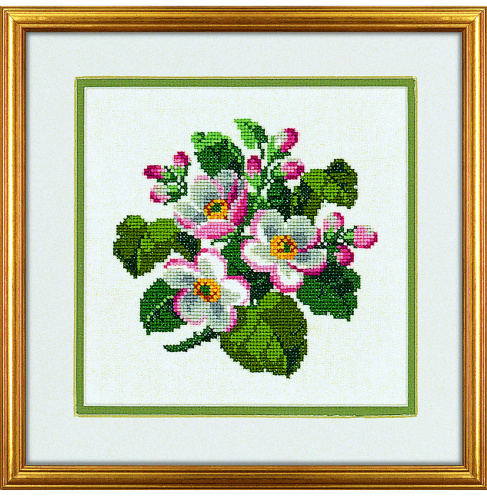 Набор для вышивания Цветы яблони 14-168 Eva Rosenstand смотреть фото