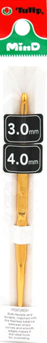 Крючок для вязания двухсторонний MinD 3-4 мм Tulip TA-0016e