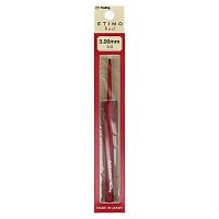 Крючок для вязания с ручкой ETIMO Red 3 мм алюминий пластик красный Tulip TED-050e