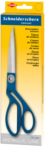 Ножницы портновские Metallic Line длина 23.5 см нержавеющая сталь синий Kleiber 923-13