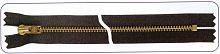 Молния Джинс, неразъемная YKK тип 3 (18см) латунь 888
