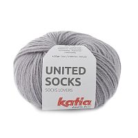 Пряжа United Socks 75% шерсть 25% полиамид 25 г 100 м KATIA 1244.8