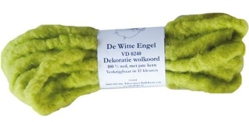 Шнур из валяной шерсти De Witte Engel VD.0 VD0260 оранжевый 
