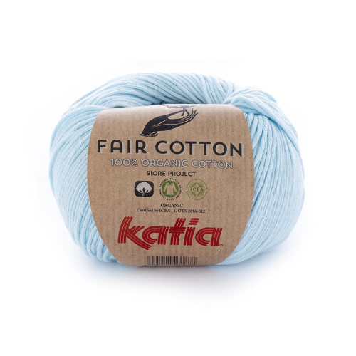 Пряжа Fair Cotton 100% хлопок 50 г 155 м KATIA 1018.8 фото