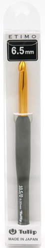 Крючок для вязания с ручкой ETIMO 6.5 мм Tulip T15-105e