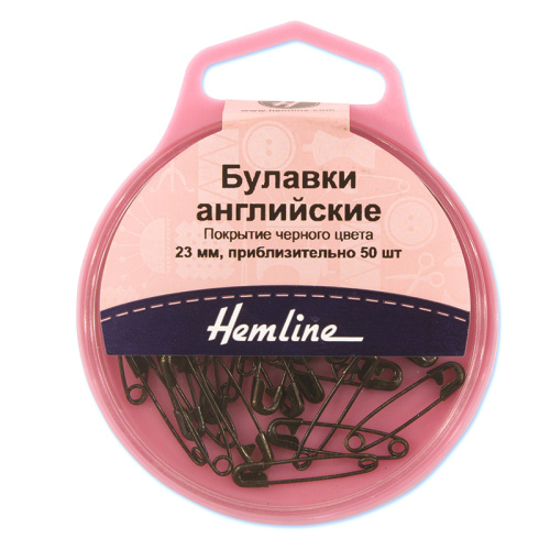 Фото булавки английские безопасные 23 мм hemline 414.00/g002 на сайте ArtPins.ru