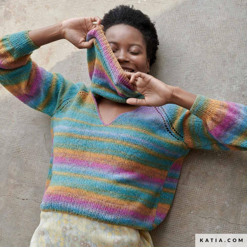 Купить журнал с моделями по пряже katia concept multicolor №1 6292 фото 6