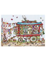 Набор для вышивания Cut Thru’ Gypsy Wagon  Цыганская кибитка  Bothy Threads XCT13